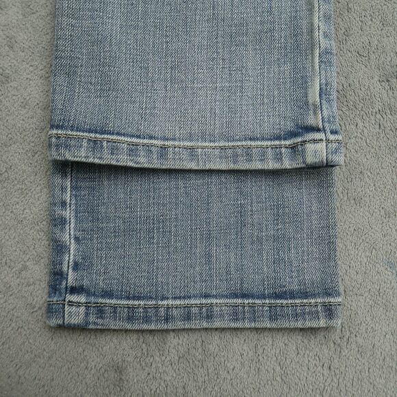 Chico's Platinum Jeans Women's Size 0R US-4R Blue Mid-Rise Straight 31" Inseam - Picture 15 of 16